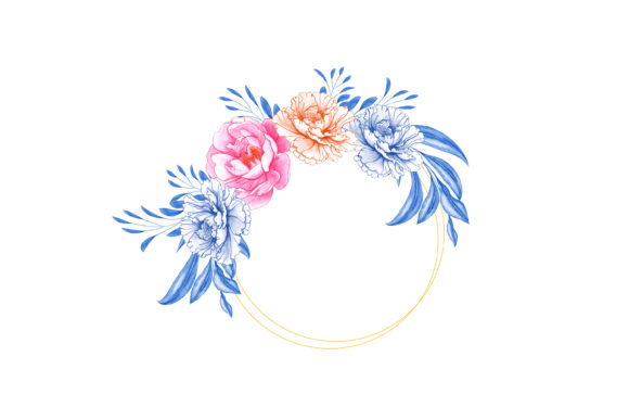 Cute Digital Clipart Floral Watercolor 10 Illustrations