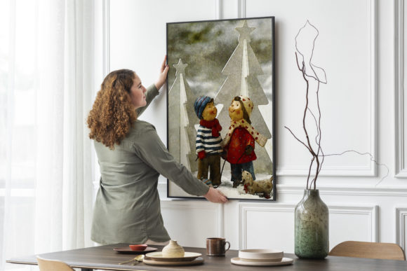 Figurines Watercolor Artwork Illustrations