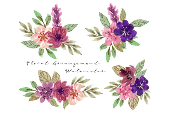 Floral Watercolor Arrangement