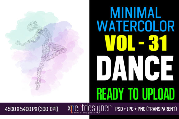 Minimal Watercolor Dance Vol - 31
