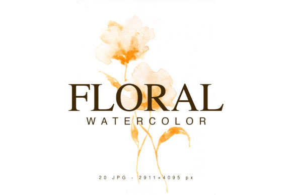X20 Floral Watercolor Collection and Illustrations